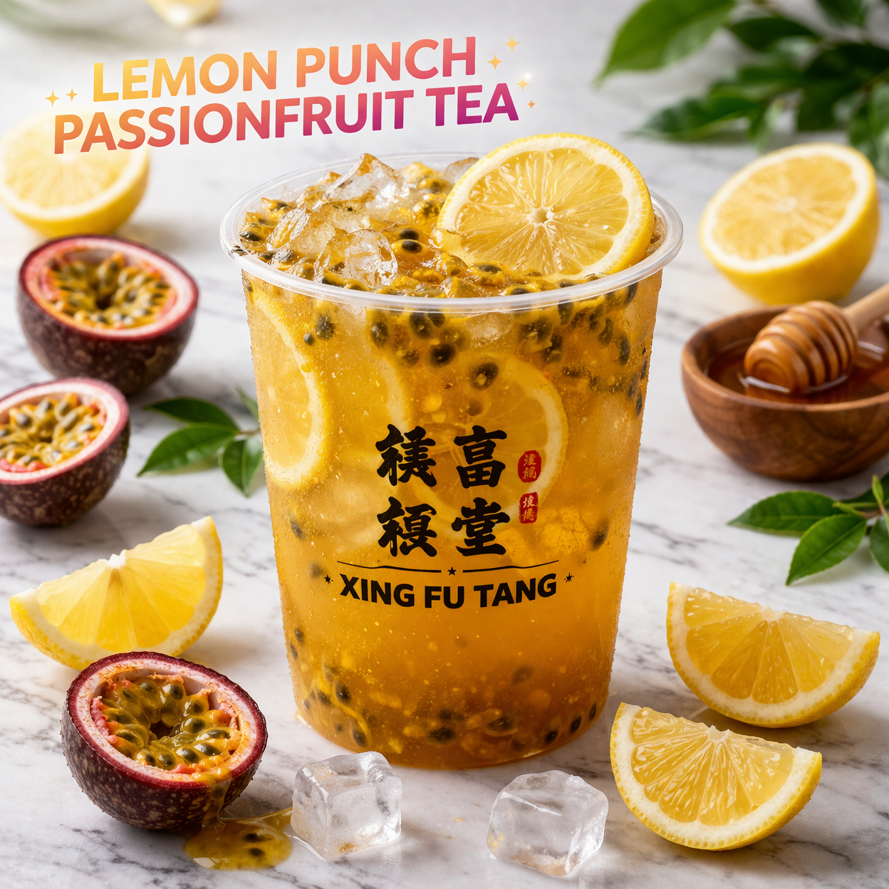 Lemon Punch Passionfruit Tea Xing Fu Tang